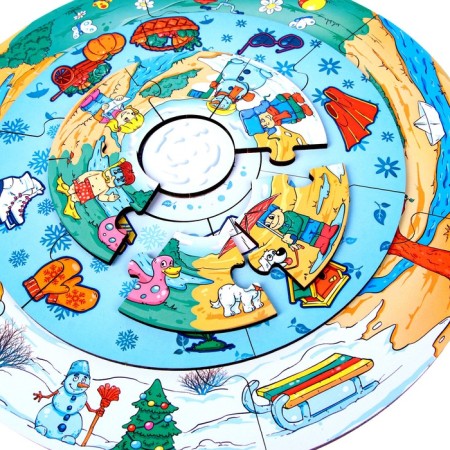 Puzzle Piramid "4 Seasons"-1