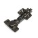 Loop overhead with an eccentric, Softly CLAP, Black Nickel color, 2 pcs.