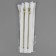Metal lightning, No. 5, non -proceeding, automatic lock, 18 cm, white/gold color