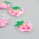 Шейкер для творчества PVC "Клубничка" с глиттером 2,7х3,2 см