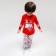 Pajama nursery, red color, height 98 cm
