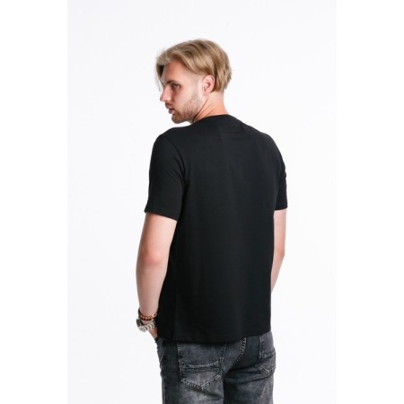 Male T -shirt, size 56, black color-3