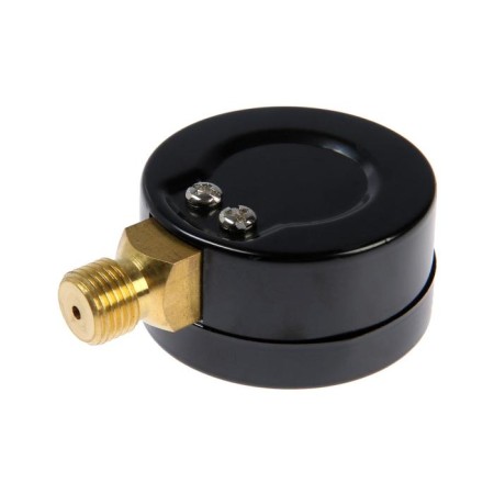 Manometer TIM Y-50-10, radial, DK 50 mm, 1 MPa, external thread 1/4 "-2