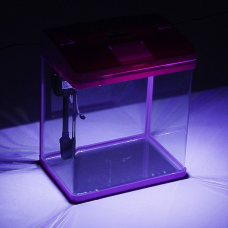 The Seastar LS-380F Aquarium includes: LED lamp, filter, 30 l, pink-1