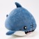 Soft toy "Shark", 19 cm, blue color