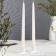 A set of ancient handmade candles, 2x30 cm, 10 hours, 73 g, 2 pieces, pearl