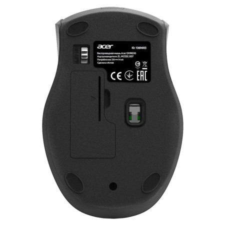 Acer OMR030 Black Optical Mouse (1600DPI) WISTROPLE USB (3but)-1