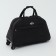 Road bag on wheels, external pocket, black color