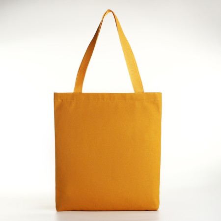 Soper bag with lightning, from textiles, yellow color-1