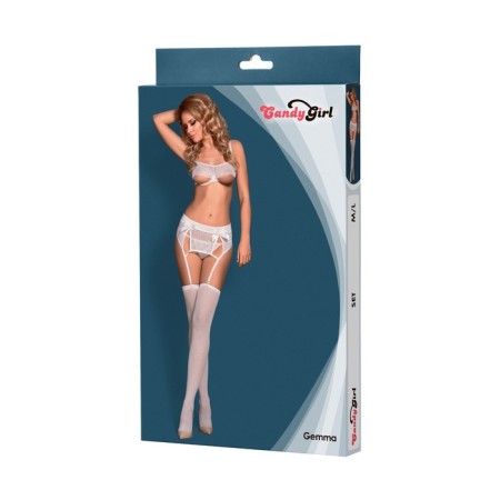 Kit Candy Girl Gemma, 4 objects, white color, m/l-4