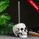 Skull stand "Skull" 16x15x22cm (Yershik n/steel)