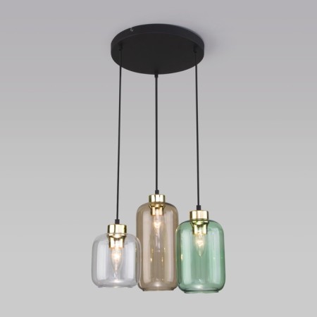 Suspended lamp with marco, 60W, E27, 36x36 cm-1