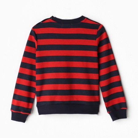 Sweatshirt for a boy, red color, height 98cm-4