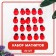 Set of magnets "God's cow", 20 pcs., Red