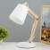 Bend table lamp E14 40W white 22x14x42cm Risalux