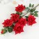 Artificial flowers "Rose compems" 11x59 cm, red