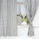 A set of curtains for the kitchen Ethel Leaves 149x180 cm - 2 pcs, grabbing - 2 pcs, 100% HL