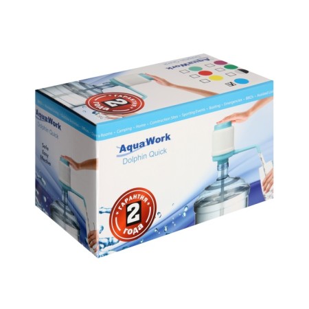 Water for water Aqua Work "Dolphin" quick, mechanical, under a bottle of 12 to 19 l, blue-4