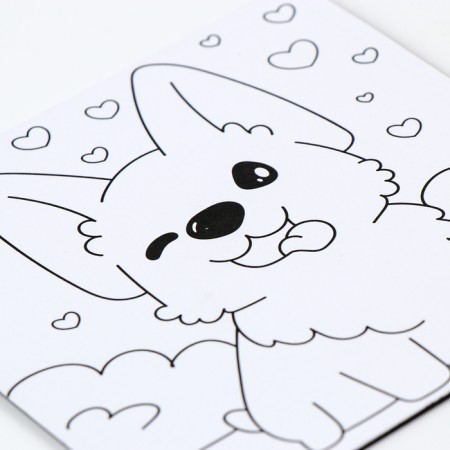 Magnet Coloring "Corgi", 10 × 10 cm-3