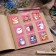 Paper stickers "cuties", 11 x 15.5 cm