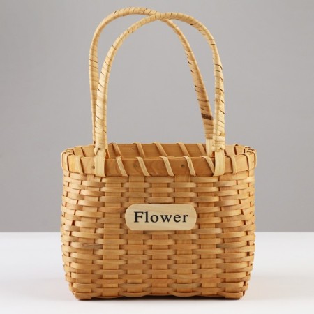 Wicker basket, 19.5 x 14 x 13/27 cm, rattan-2