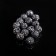 Busina "Shambhala" 10 mm (set 15 pcs.), Color gray