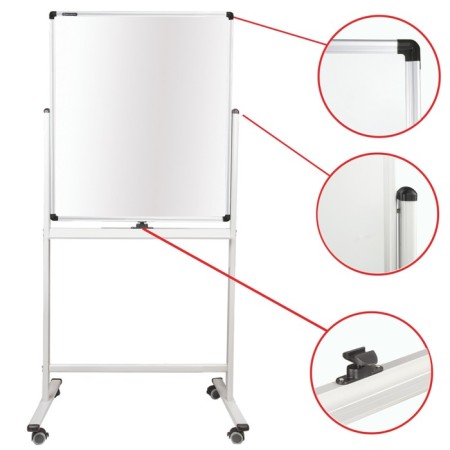 Magnetic-marker board 60 x 90 cm, Brauberg Premium, bilateral, on the legs-1