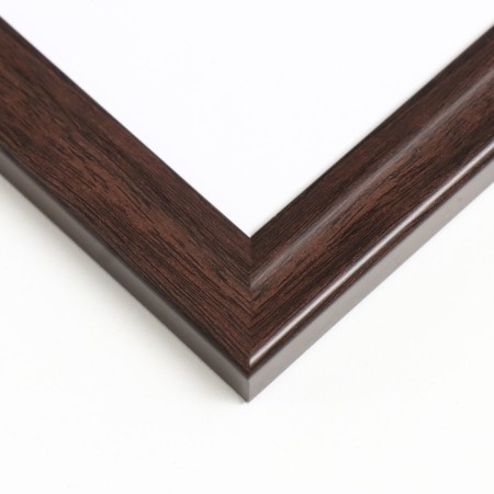 Photo frame Plastic "Mira" 21x29.7 cm, (A4) brown (plastic screen)-1