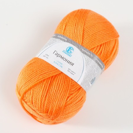 Yarn "Harmony" 50% wool, 50% acrylic 245m/100g (035 orange)-1