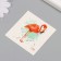 Tattoo on the body color "watercolor. Flamingo" 6x6 cm