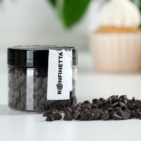 Chocolate dark drops, in drops: for cupcakes, rolls, cookies, 40 g.-3