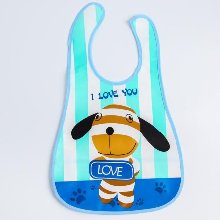 Blory for feeding waterproof on Velcro, for a boy, with a pocket, mix-11