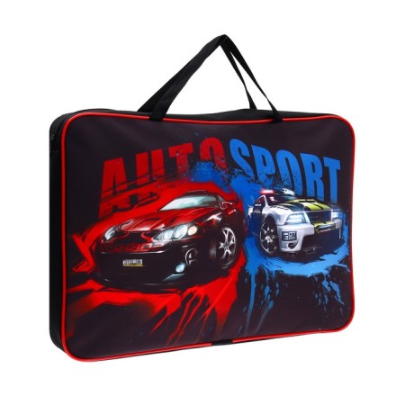 Folder A3, 470 x 325 x 80 mm, with handles, textile, PSh-12, Auto Sport-1