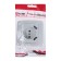 Roset in Home "Classico", 16 a+ 2 USB 2A, single, 230V, built -in, without salary, white
