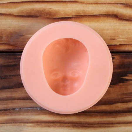 Mold Silicon No. 964 "Boy" 2.7 cm x 2.2 cm, depth 1.2 cm mix-2