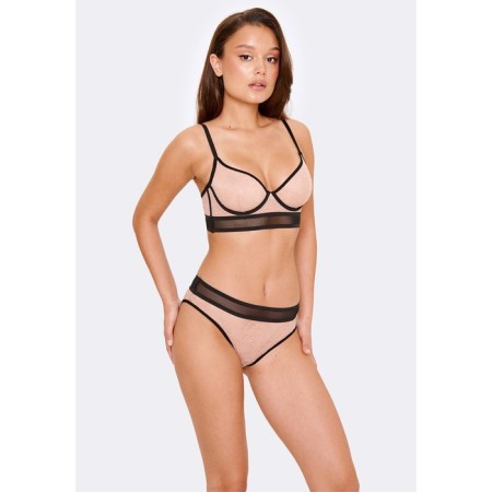 Women's panties Persy M, beige color