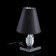Highway lamp "Pomegranate" black-silver, 30 × 22 × 22 cm