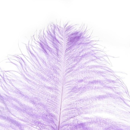 Feather for decor, length: from 45 to 60 cm, lilac color-1