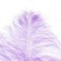 Feather for decor, length: from 45 to 60 cm, lilac color