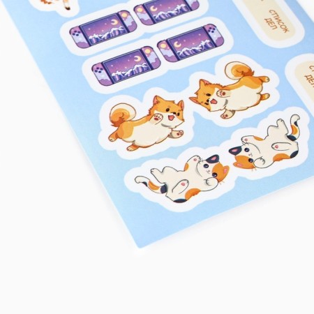 The stickers for the diary "Anime", 9 x 18 cm-1