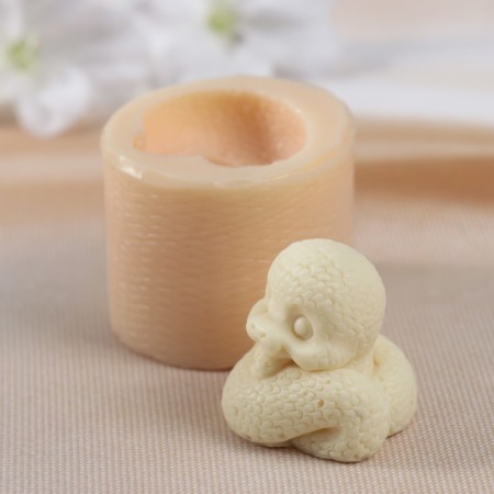 Silicone Mold "Snake No. 3" 3.5x3x3 cm-1