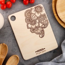 Cutting board 25x20 cm with a pattern