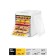 Drywall for vegetables and fruits KitFort KT-1909, 700 W, 9 tiers, white
