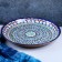 Largan Rishtan ceramics "Patterns", 36 cm, blue