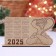 Calendar "Snake 2025", type 4, 16.7 x 10 x 3.5 cm