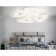 LED ceiling LED with Ambrella Light, Original, FA4019, 4XLED, 82 W, 6150LUM, 3000-6400K, white color.