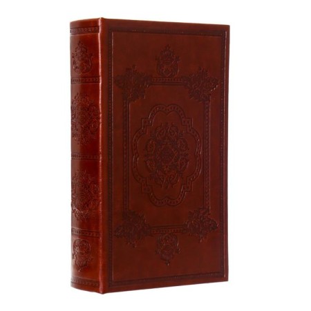 Safe wood book "esthete" leatherette 21x13x5 cm-6