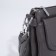 Bag Cross-Bodi with a zipper, gray color