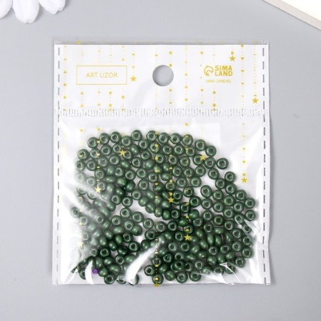 Glass beads 6/0 "Moonlit Night" 15 grams-2