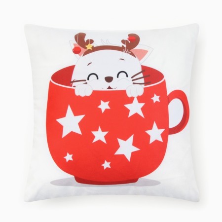 Case on the pillow Ethel New Year's cup 40x40cm, 100% p/e-1